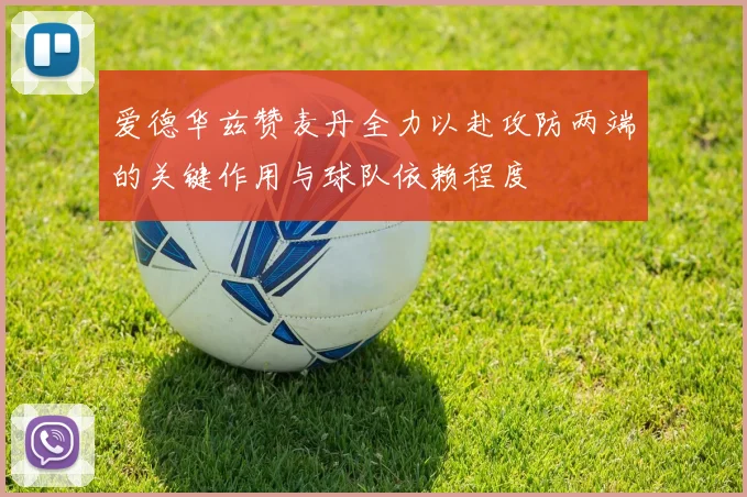 爱德华兹赞麦丹全力以赴攻防两端的关键作用与球队依赖程度