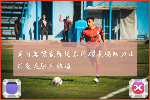 高诗岩德豪陈培东闪耀表现助力山东重返胜利轨道